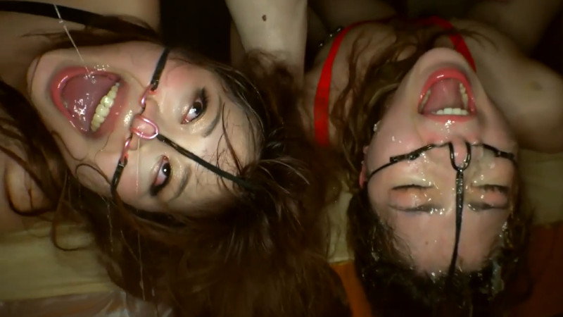 望月あやか 美波沙耶 鼻フック ぶっかけ2