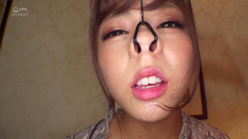 岬あずさ 鼻フック 鼻毛ぼーぼー