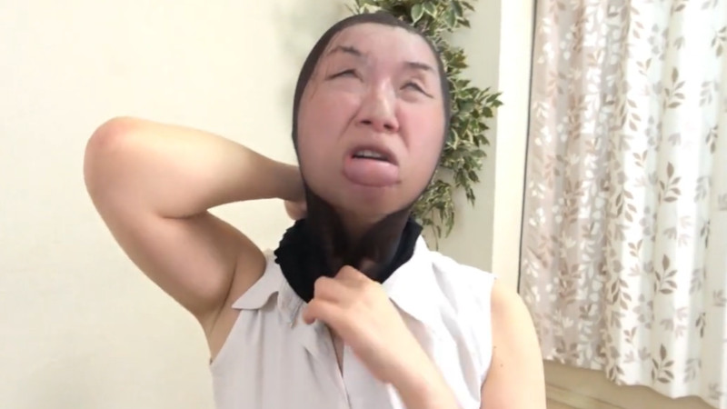 加藤ツバキ 顔面パンスト 変顔2