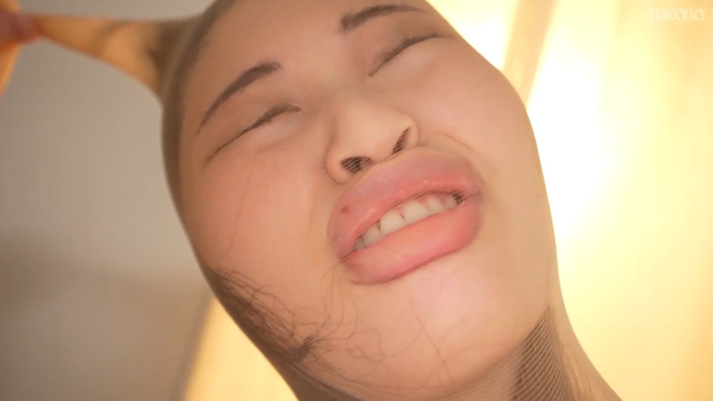 望月あやか 顔面パンスト4