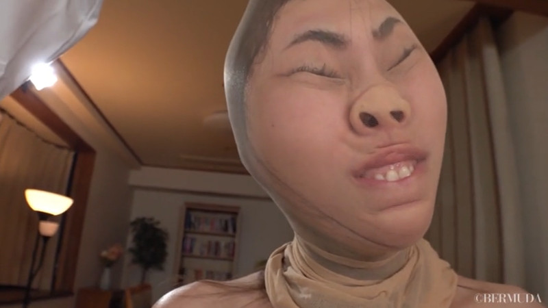 竹内夏希 顔面パンスト3