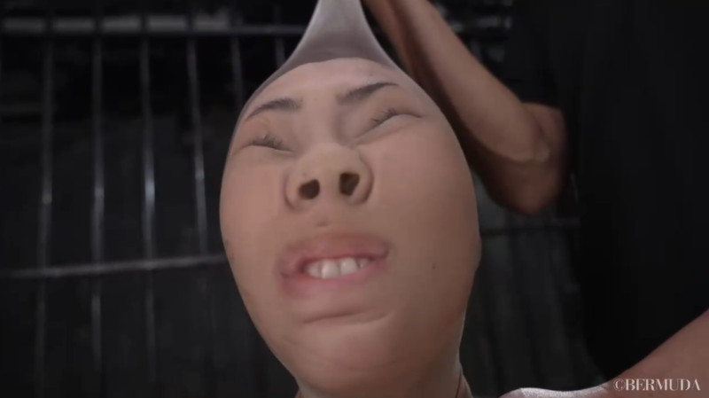 竹内夏希 顔面パンスト6