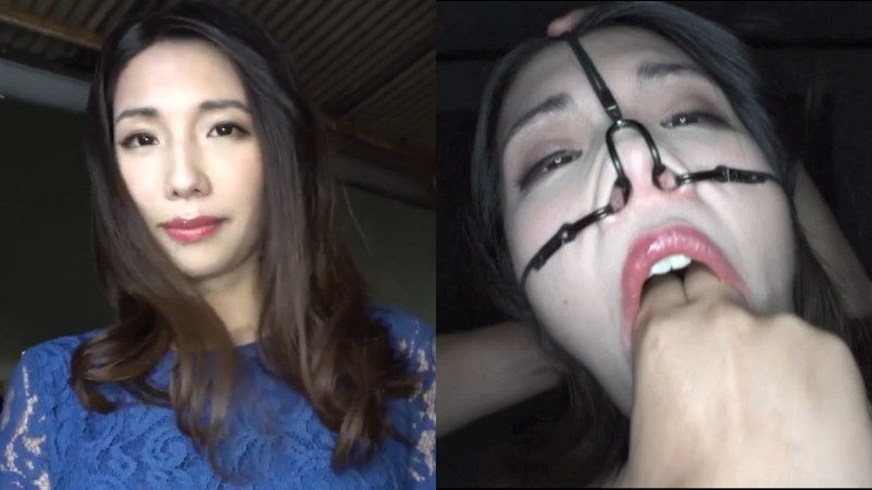 藍川美夏の鼻フック「従順マゾメス妻に変態インストール覚醒ダッチワイフ」