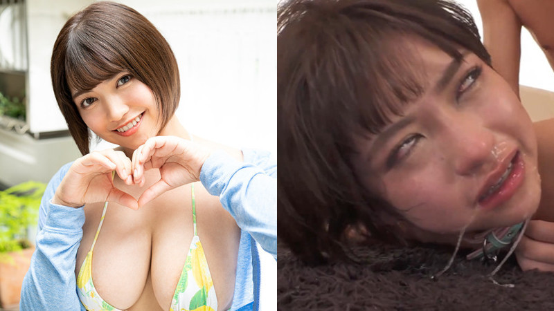 天晴乃愛の凄まじい白目アヘ顔！アナルトランスで人間卒業