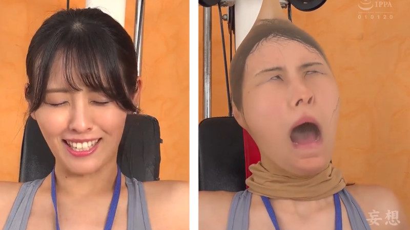 美人インストラクター 顔面パンスト 2画面ギャップ7
