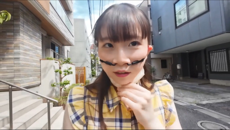 藤田こずえ 野外鼻フック