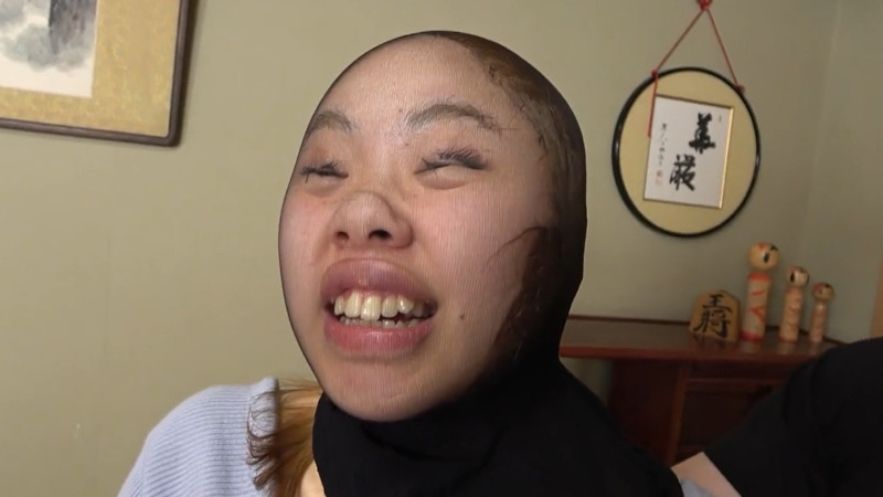 菊池はる 顔面パンスト3