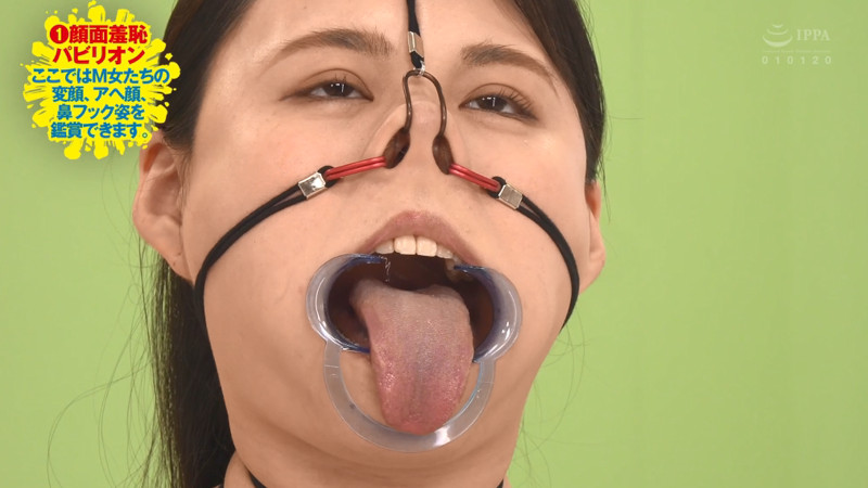 羞恥M女博覧 MXPO2026 鼻フック 開口器 舌だしアヘ顔2