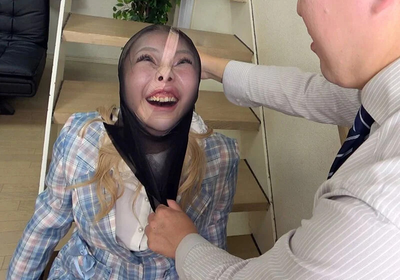 鹿野あも 顔面パンスト