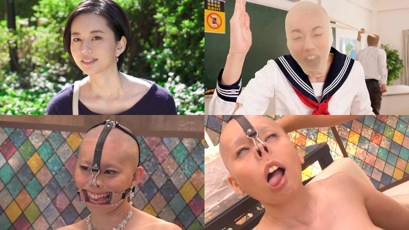 【顔面崩壊】平泉栞奈「妄想アイテム究極進化シリーズ 無様エロ洗脳アプリスピンオフ ガチ丸坊主編 ～無様なスキンヘッドになる不幸が降りかかり洗脳が進むと羞恥芸も全力でやってしまう女に改変～」AVレビュー