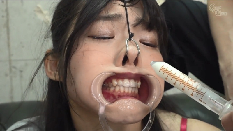 八森わか菜 鼻フック 開口器 牛乳浣腸